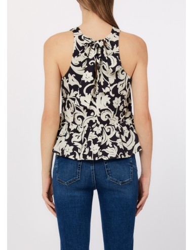 Top Liu-Jo Opposit.black&wh.ara