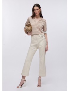 Maglia Liu-Jo Lt.almond/wh.milk