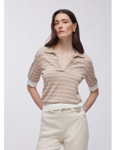 Maglia Liu-Jo Lt.almond/wh.milk 2