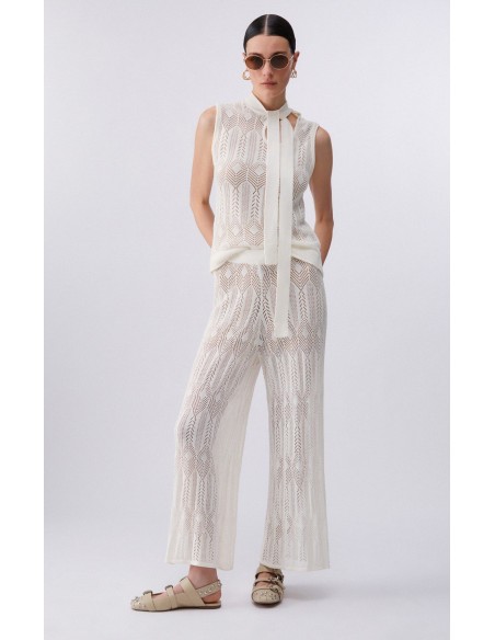 Top Liu-Jo Bianco lana