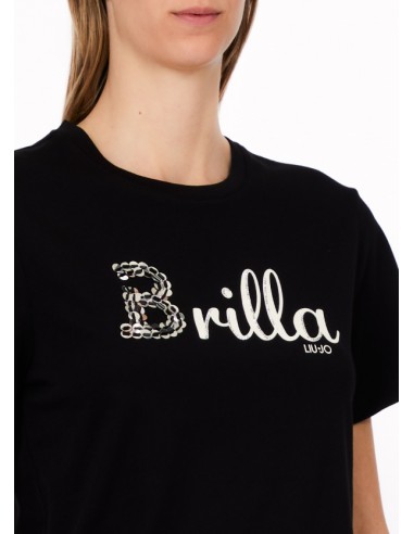 T-shirt Liu-Jo Nero brilla LiuJo