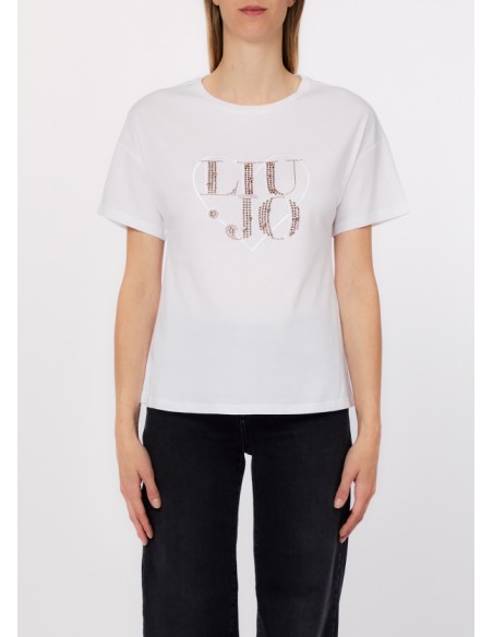 T-shirt Liu-Jo Bco LiuJo heart