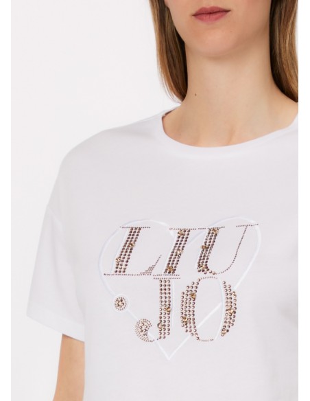 T-shirt Liu-Jo Bco LiuJo heart