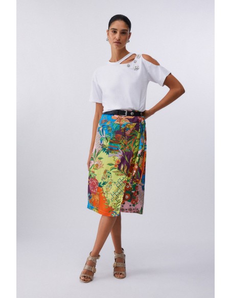 T-shirt Liu-Jo Bianco ottico