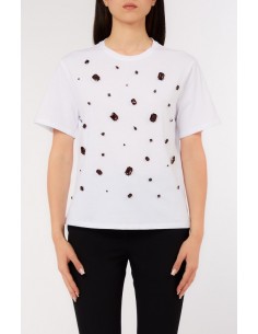 T-shirt Liu-Jo Bianco ottico