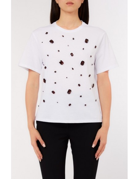 T-shirt Liu-Jo Bianco ottico