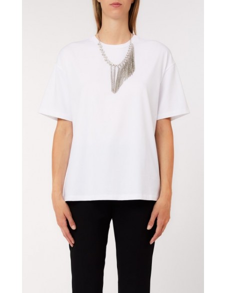 T-shirt Liu-Jo Bianco ottico