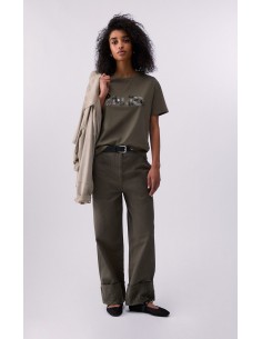 T-shirt Liu-Jo Dk.olive LiuJo sequi