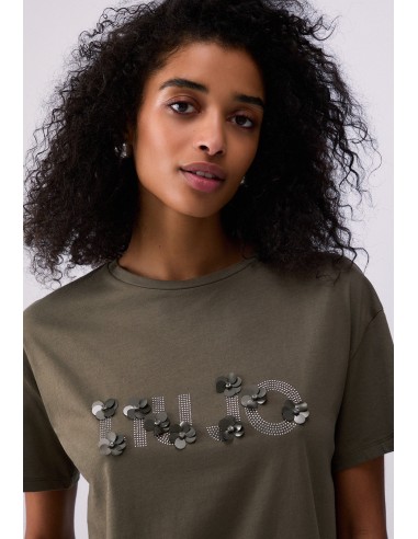 T-shirt Liu-Jo Dk.olive LiuJo sequi