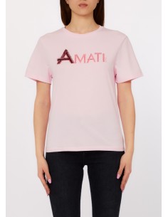 T-shirt Liu-Jo Pink powd.amati LiuJ