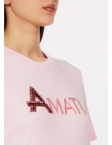 T-shirt Liu-Jo Pink powd.amati LiuJ