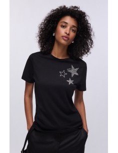 T-shirt Liu-Jo Nero LiuJo star hotf 2