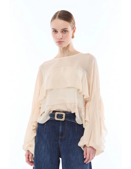 Blusa Nenette Champagne