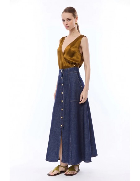 Gonna Nenette Blu scuro