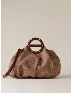 Borsa a mano Borbonese Beige-marrone