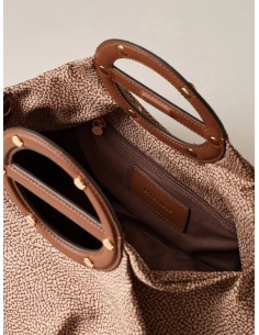 Borsa a mano Borbonese Beige-marrone 2