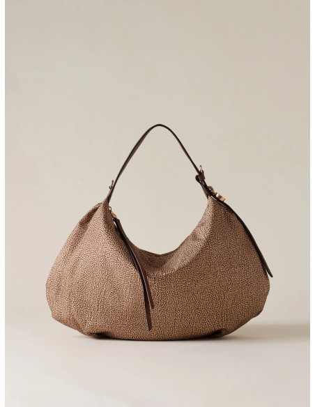 Borsa a spalla Borbonese Beige/marrone