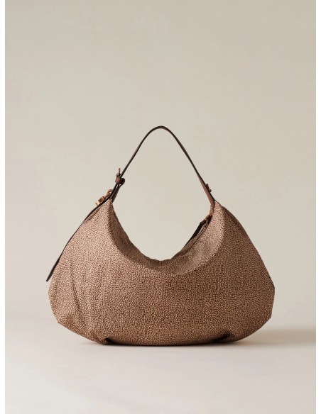 Borsa a spalla Borbonese Beige/marrone
