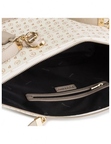 Borsa a spalla Pollini heritage Avorio-avorio