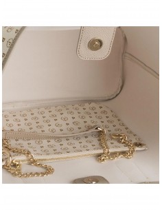 Borsa a spalla Pollini heritage Avorio-avorio 2