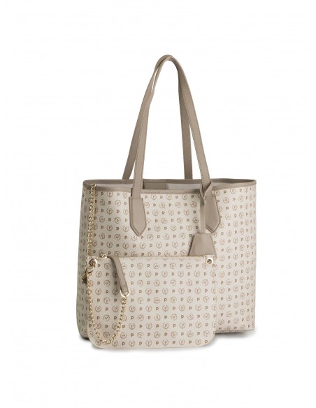 Borsa a spalla Pollini heritage Avorio-avorio