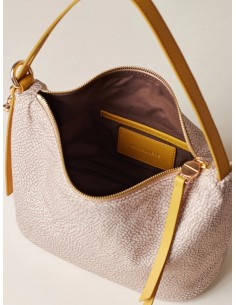 Borsa a spalla Borbonese Sabbia/saffron 2