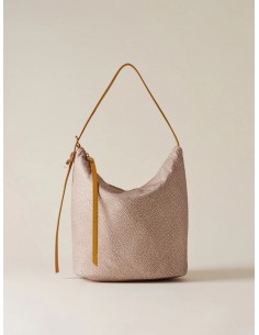 Borsa a spalla Borbonese Sabbia/saffron