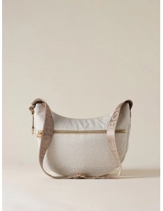Borsa a tracolla Borbonese White cotton