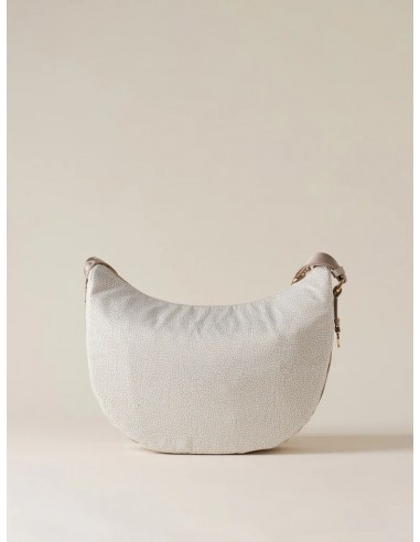 Borsa a tracolla Borbonese White cotton