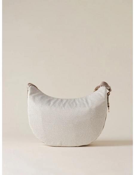 Borsa a tracolla Borbonese White cotton