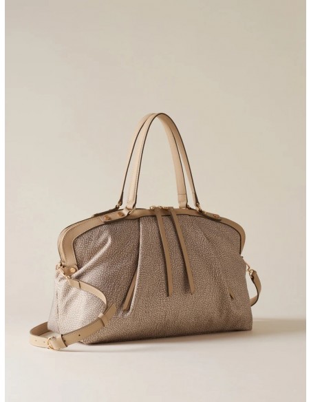 Borsa a spalla Borbonese Sabbia