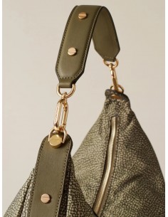 Borsa a spalla Borbonese Olive 2