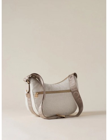 Borsa a tracolla Borbonese White cotton