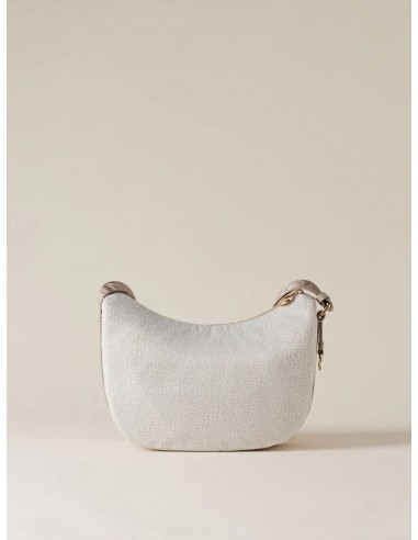 Borsa a tracolla Borbonese White cotton