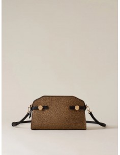 Borsa a tracolla Borbonese Naturale/nero
