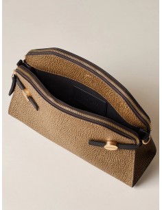 Borsa a tracolla Borbonese Naturale/nero 2