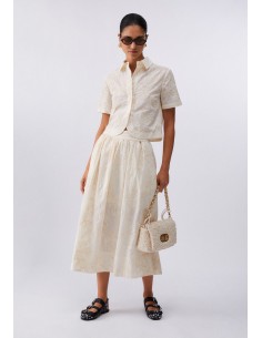 Camicia Liu-Jo Natural flower sequi