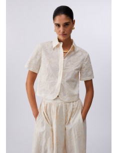 Camicia Liu-Jo Natural flower sequi 2