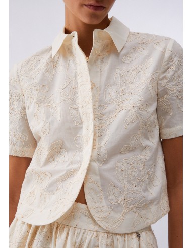 Camicia Liu-Jo Natural flower sequi