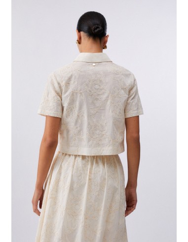 Camicia Liu-Jo Natural flower sequi