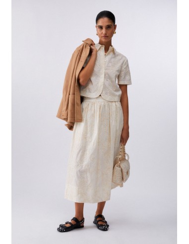 Gonna Liu-Jo Natural flower sequi