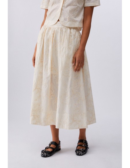 Gonna Liu-Jo Natural flower sequi