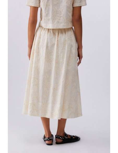 Gonna Liu-Jo Natural flower sequi