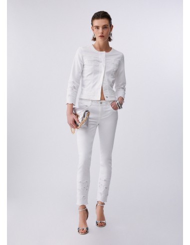 Giacca Liu-Jo Bco ottico ric.flowe