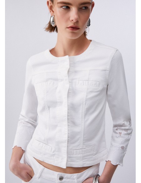 Giacca Liu-Jo Bco ottico ric.flowe