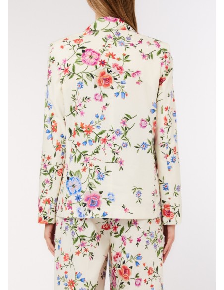 Giacca Liu-Jo Glam white blossom