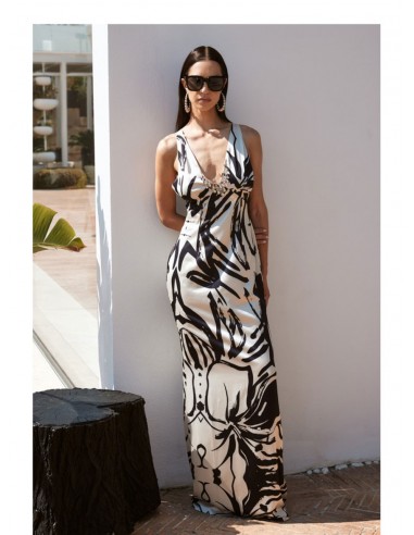 Abito Trashandluxury Avorio-nero