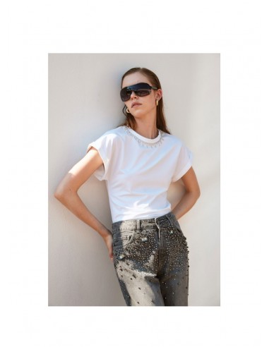 T-shirt Trashandluxury Bianco