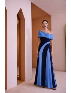 Abito Carla Ruiz Blu-celeste