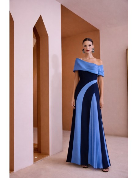 Abito Carla Ruiz Blu-celeste